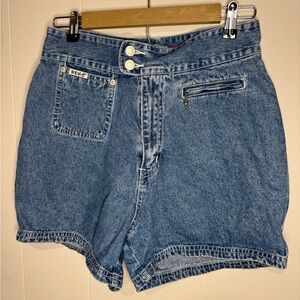 Y2K Revolt High Waist Light Blue Denim Shorts